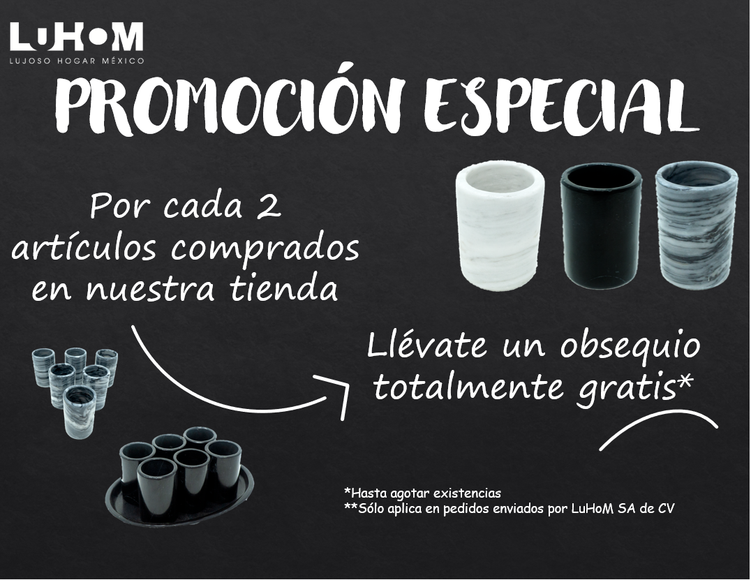 LUHOM LUJOSO HOGAR MEXICO Portacucharas de Mármol Natural, Gris Mazahua / Soporte para Cuchara / Base para Cuchara / Reposa Cuchara / Utensilio para cocina / Decoración de Hogar / Botanero
