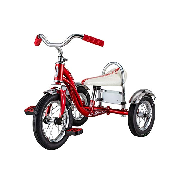 Triciclo Schwinn, Rojo Sting-Ray, Vintage, Asiento Clasico Banana 