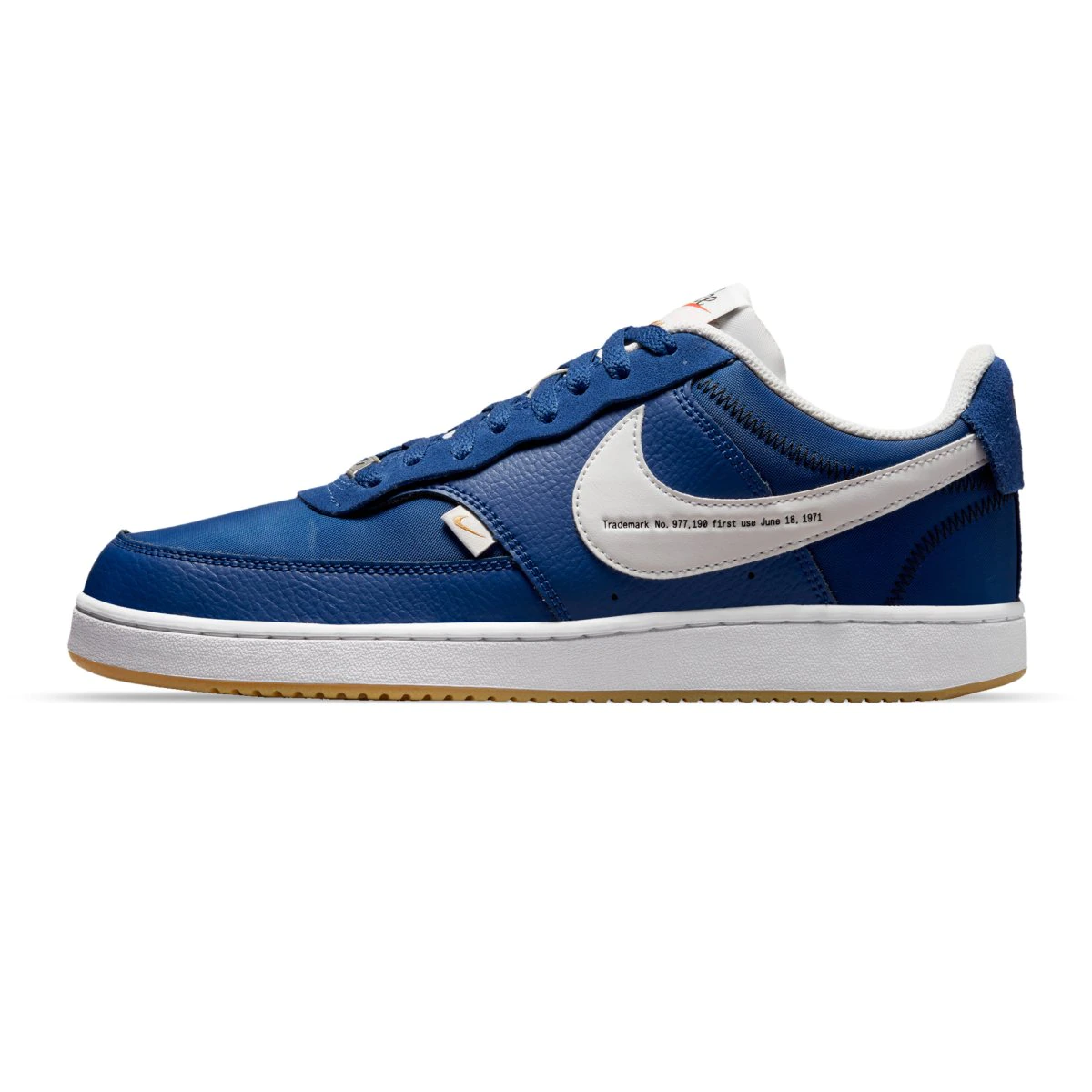 TENIS NIKE COURT VISION LOW PREMIUM AZUL HOMBRE CASUAL