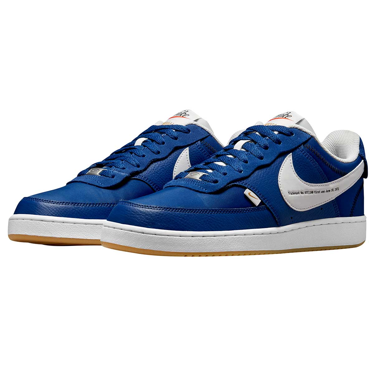 TENIS NIKE COURT VISION LOW PREMIUM AZUL HOMBRE CASUAL