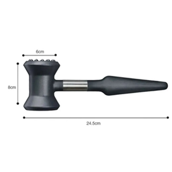 Aleissi Ablandador Mazo Para Carne Acero Inoxidable Polipropileno