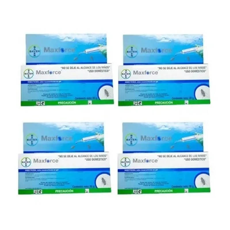 Pack 4 Maxforce Gel 30 Gr C/u Bayer