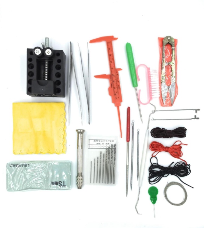 Kit de accesorios y herramientas para manualidades con Estuche