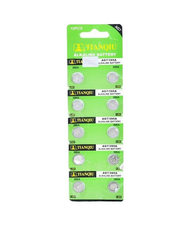 Paquete Pila de Botón AG7 LR927 395