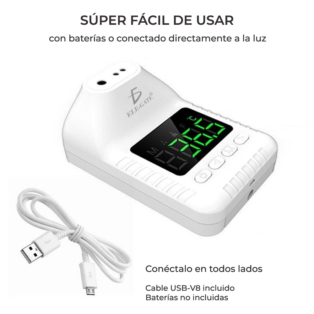 Termómetro Infrarrojo, medición Inteligente Sin Contacto