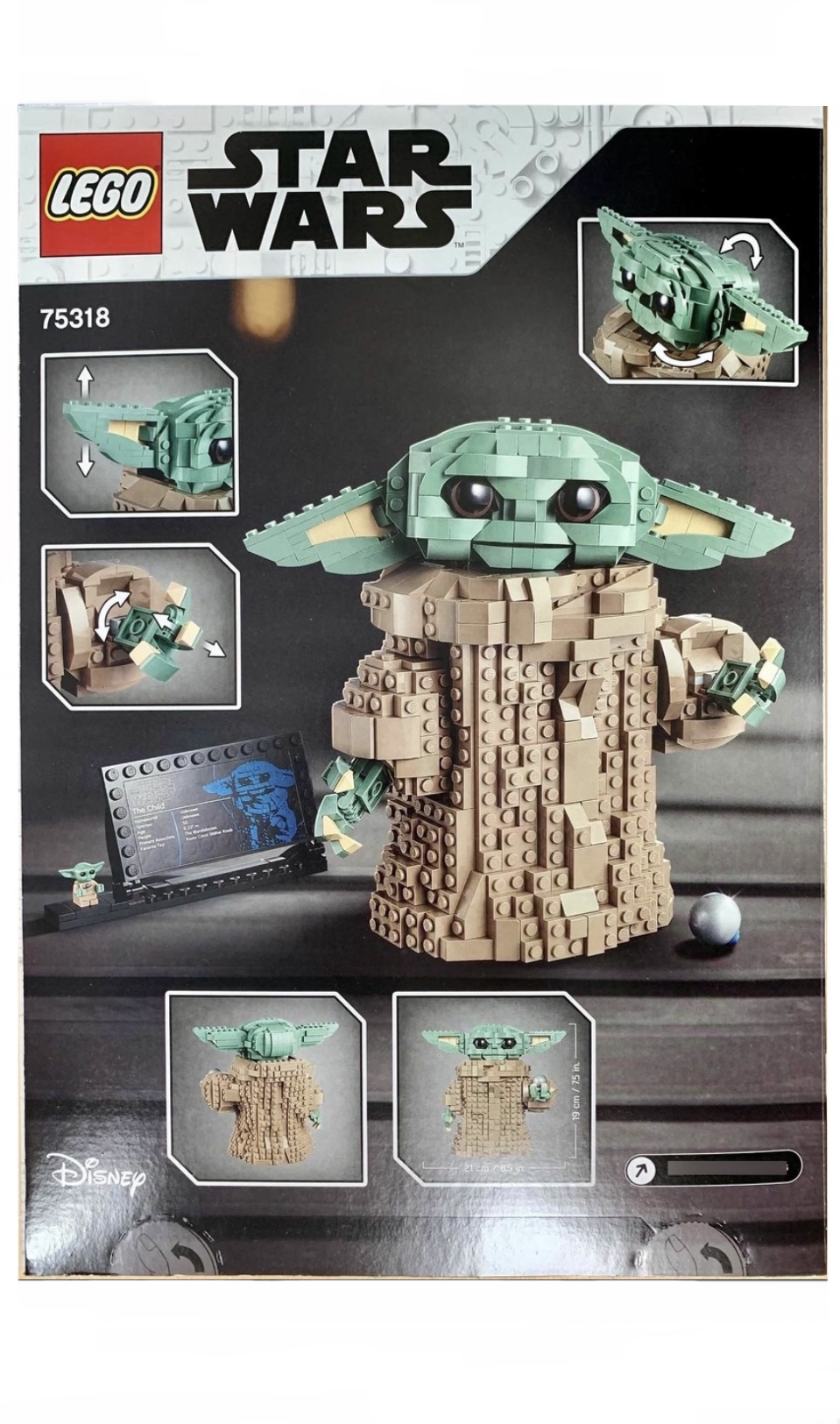 Lego Star Wars Baby Yoda 7531, 1073 piezas