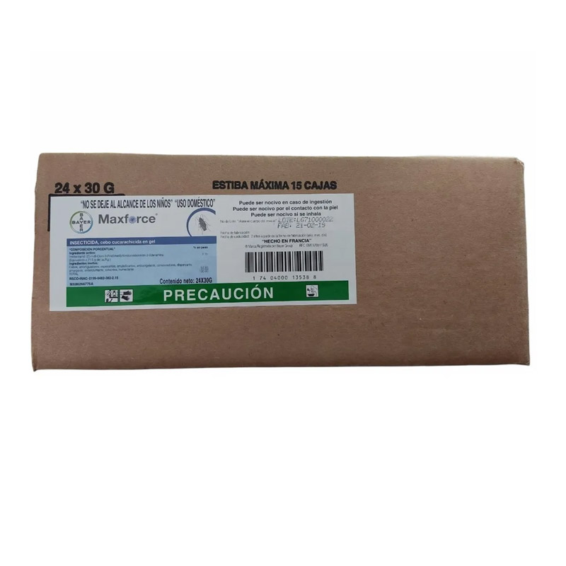 Pack 24 Maxforce Gel 30 Gr C/u Bayer