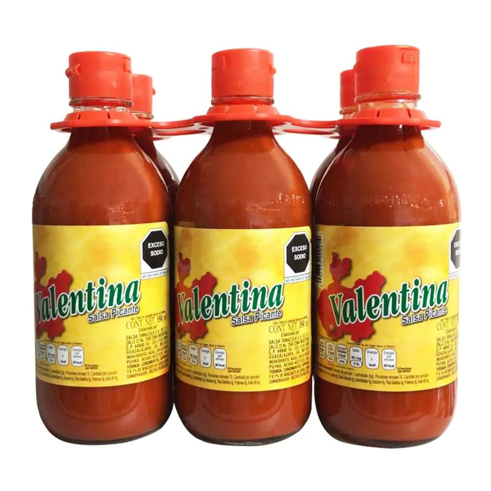 Salsa Picante Valentina 6 pzas de 350 ml c/u