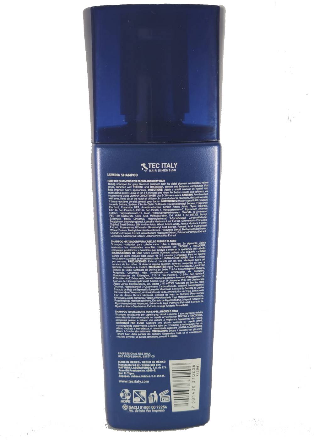 Shampoo Lumina 300 mL Tec Italy