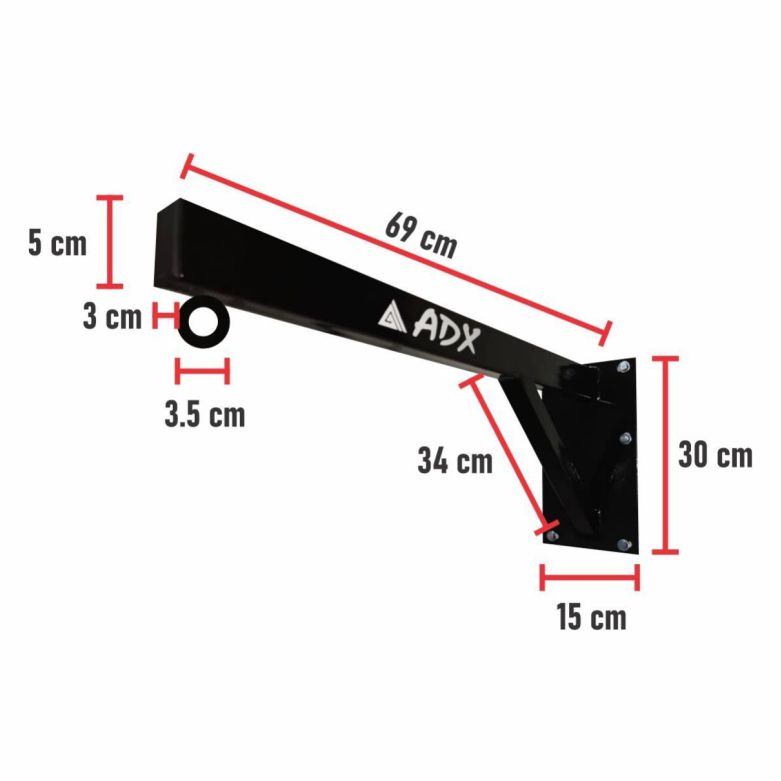 Kit De Entrenamiento Costal De Box + Soporte De Pared + Par De Guantes Para Adulto