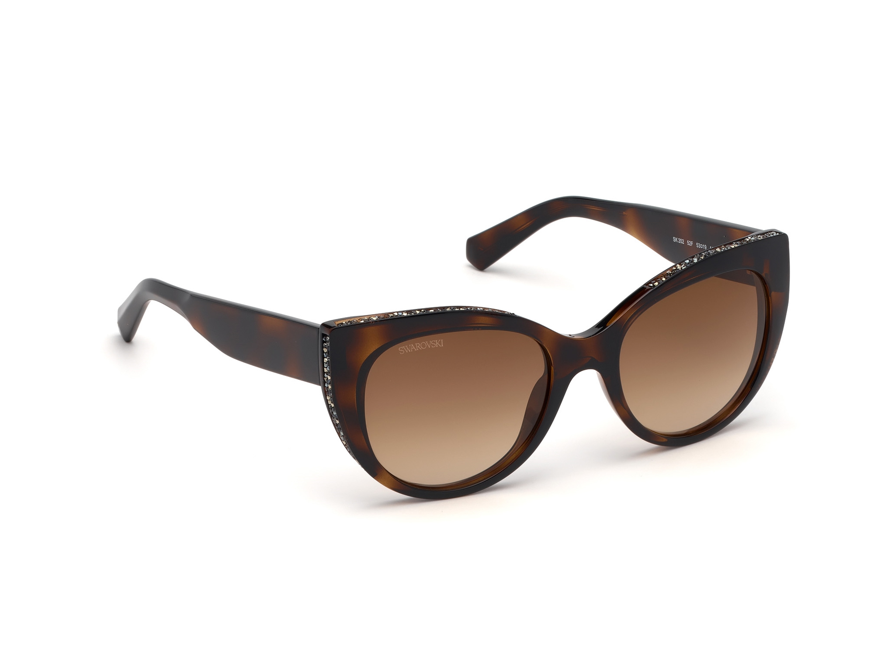 Lentes para Sol SWAROVSKI con protección UV para mujer Modelo SK0202  Color Havana