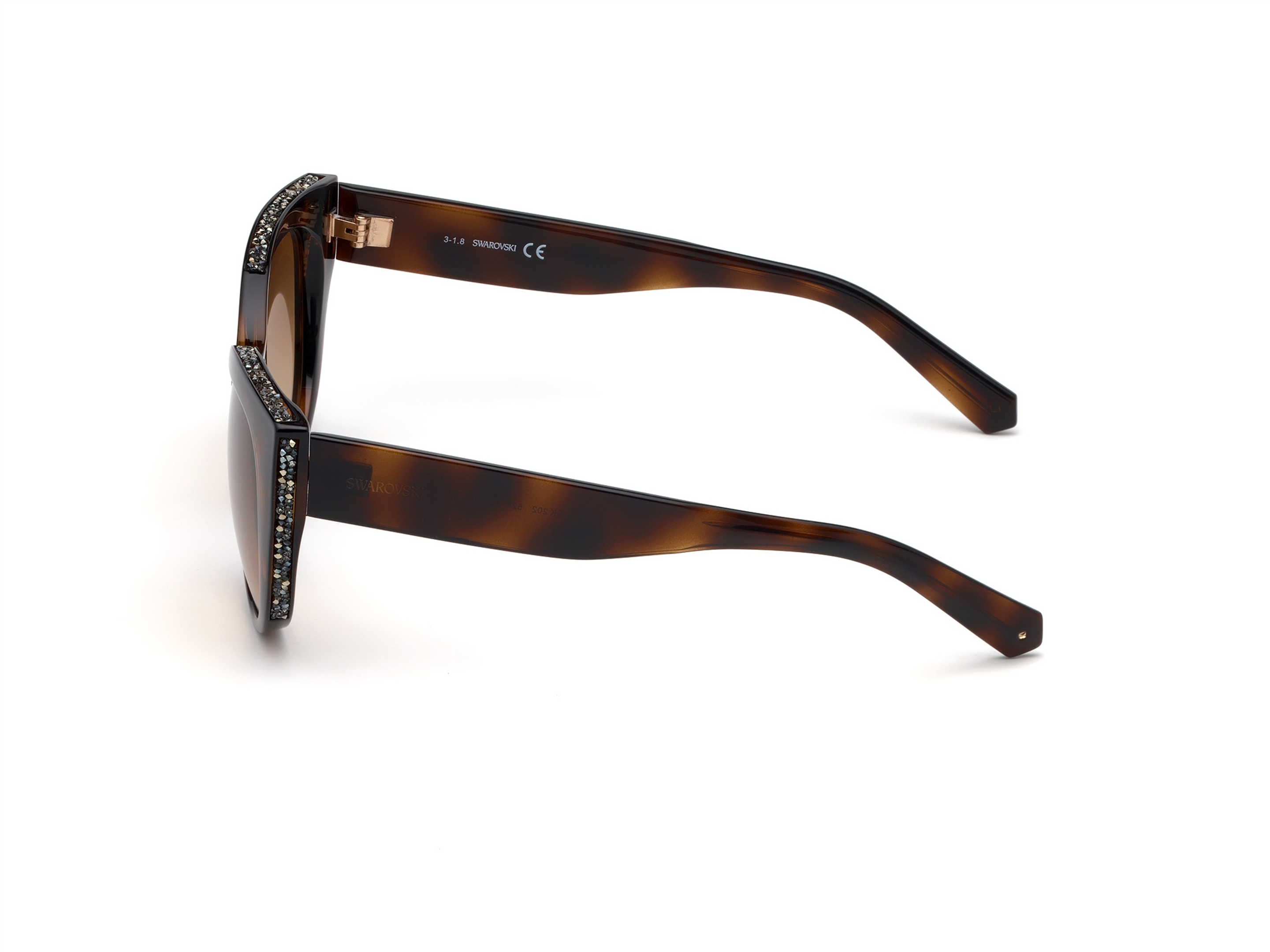 Lentes para Sol SWAROVSKI con protección UV para mujer Modelo SK0202  Color Havana