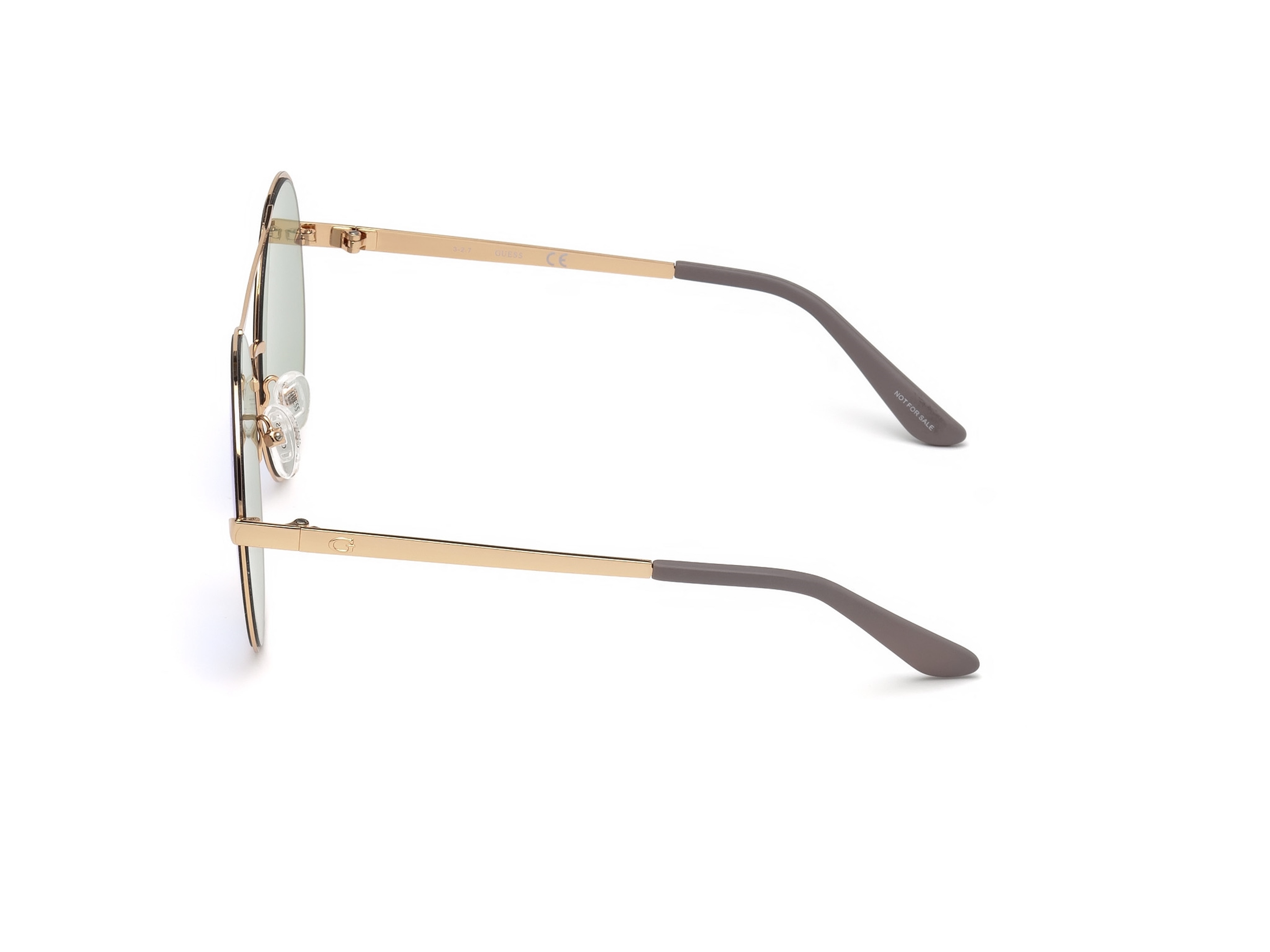 Lentes de Sol GUESS Redondo para Mujer Modelo GU7559 Color Oro Rosa