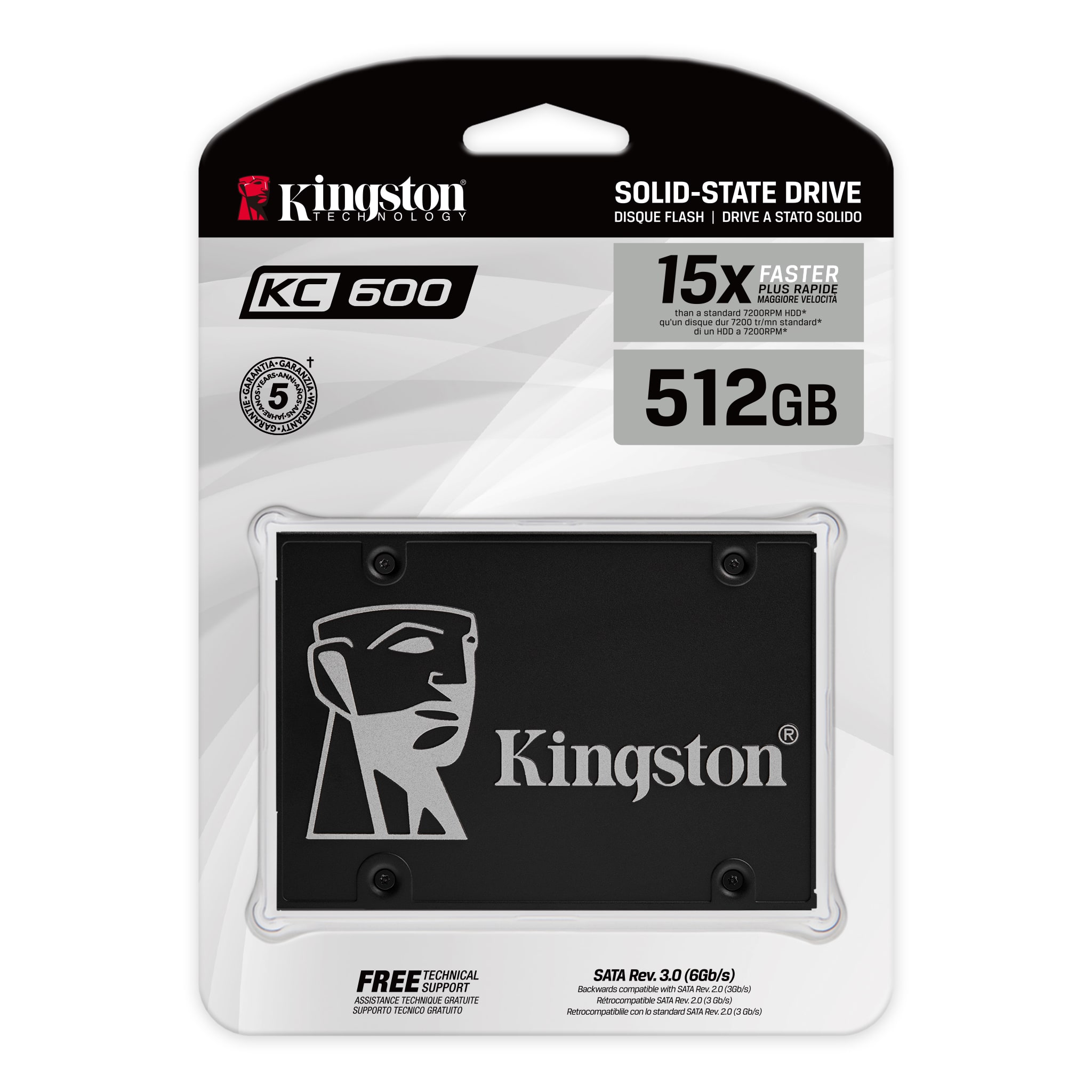 SSD KINGSTON 512GB SKC600/512G 2.5 SERIAL ATA III