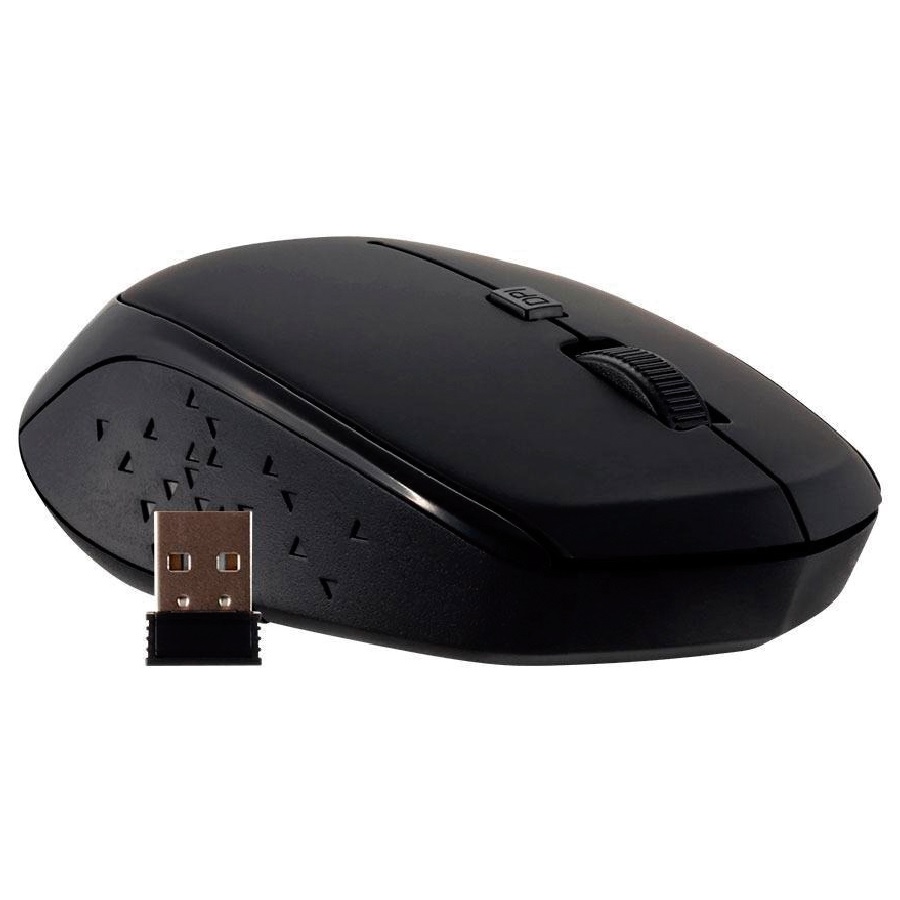 MOUSE INALAMBRICO USB ACTECK COLOR NEGRO PC LAP WINDOWS ESTANDAR RATON CASA OFICINA ESCUELA