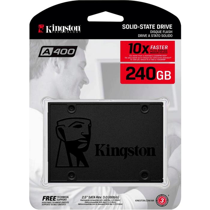 SSD KINGSTON 240GB SA400S37/240G 2.5 SERIAL ATA III