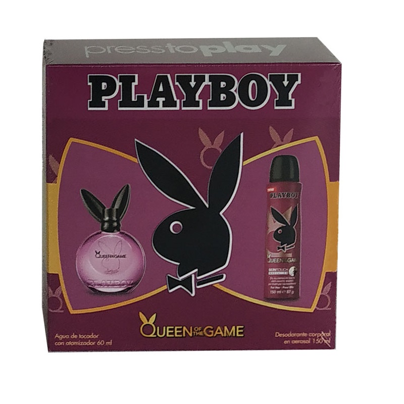 ESTUCHE PLAYBOY QUEEN GAME D EST EDT SP 60ML DESODORANTE Y FRAGANCIA 