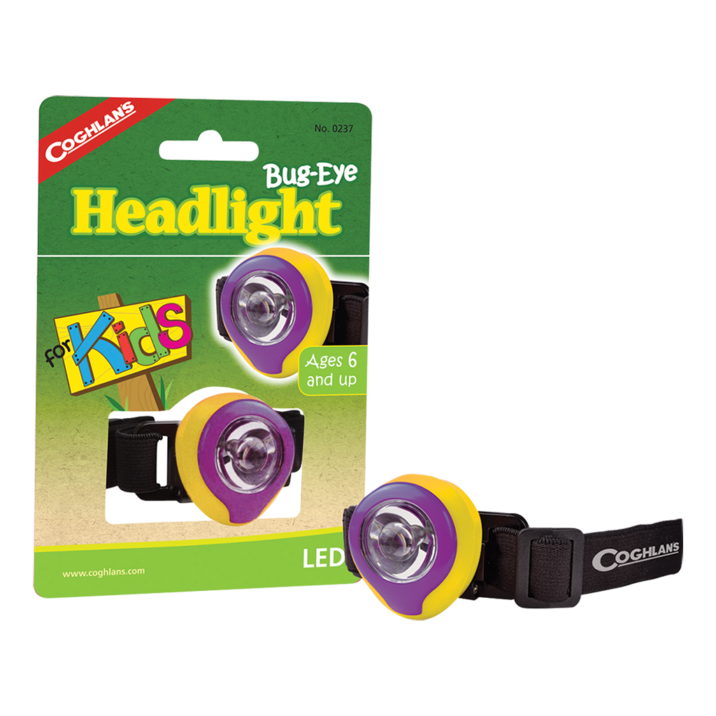 Linterna con correa ajustable para la cabeza Bug-Eye para niños Coghlan's 0237