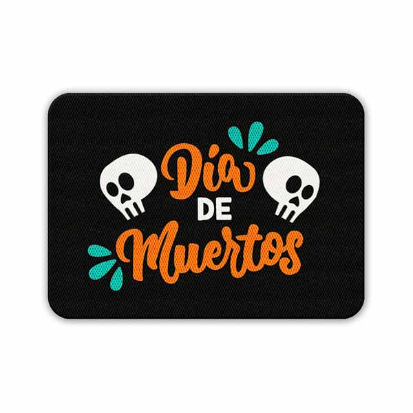 TAPETE DECORATIVO ELITEMAT DISEÑO DÍA DE MUERTOS 4 DE 0.70X0.50 MTS