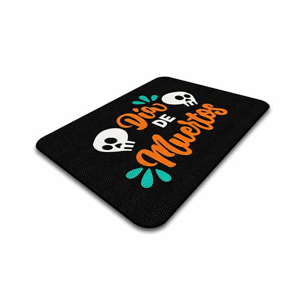 TAPETE DECORATIVO ELITEMAT DISEÑO DÍA DE MUERTOS 4 DE 0.70X0.50 MTS