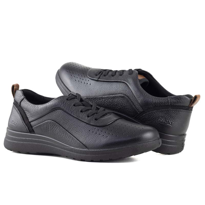 ZAPATOS DE DAMA CONFORT ESTILO URBANO FLEXI 102002 NEGRO