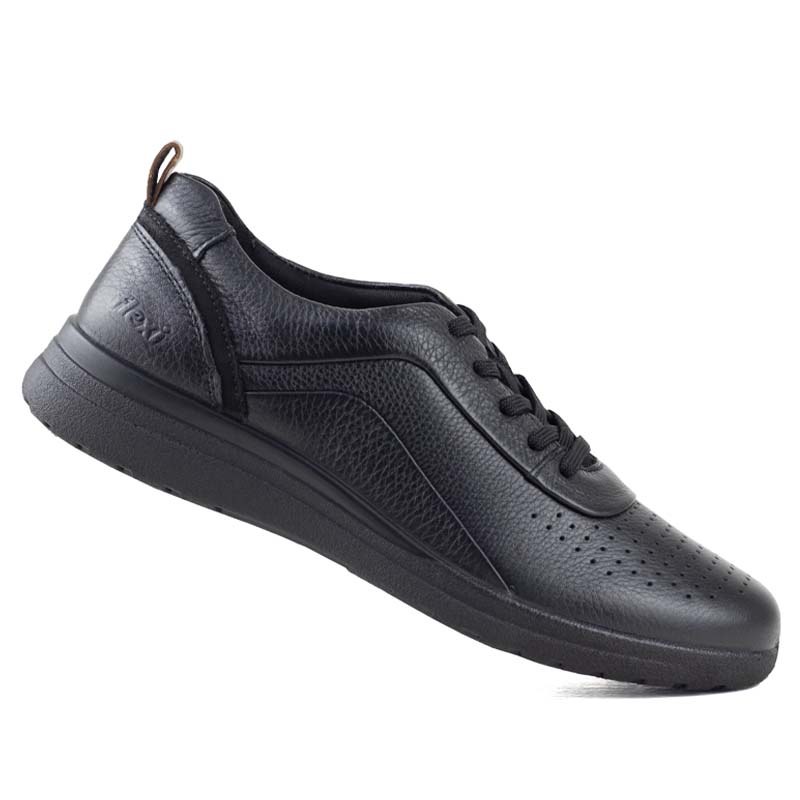 ZAPATOS DE DAMA CONFORT ESTILO URBANO FLEXI 102002 NEGRO