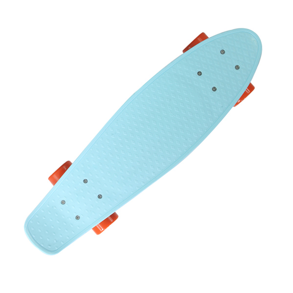 Patineta Completa Skate Factory Miniskate Skaties Azul Naranja