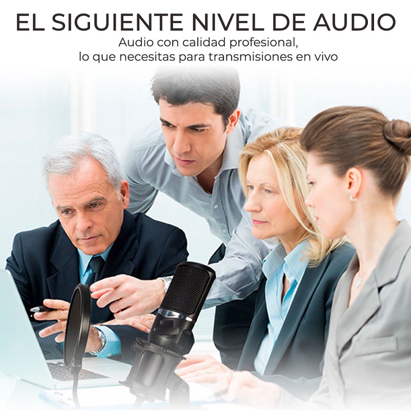 Micrófono De Estudio Para Grabación, clases en linea y video conferencias 