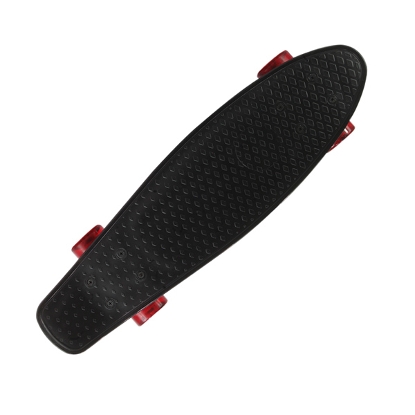 Patineta Completa Skate Factory Miniskate Skaties Negro Rojo