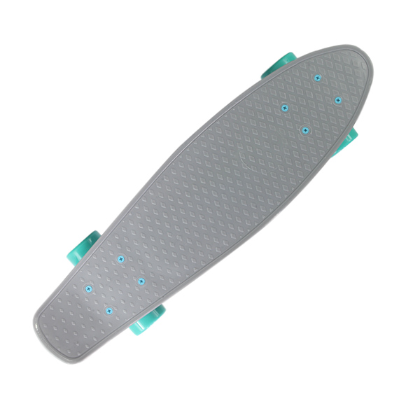Patineta Completa Skate Factory Miniskate Skaties Gris Menta