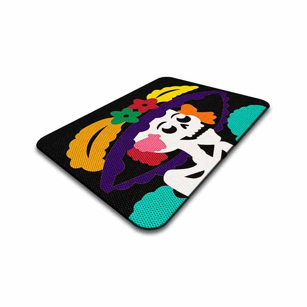 TAPETE DECORATIVO ELITEMAT DISEÑO CATRINA DE 0.70X0.50 MTS