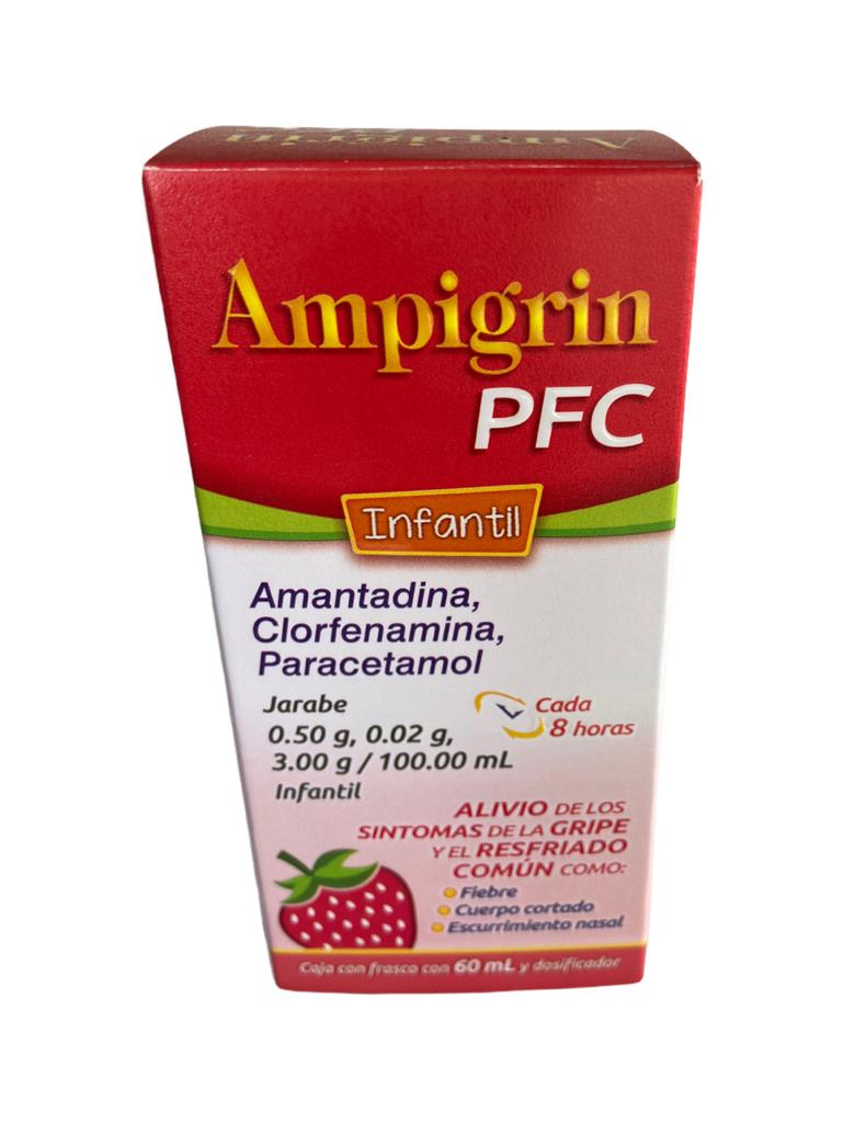 Ampigrim PFC Infantil Amantadina, Clorfenamina, Paracetamol -- Frasco con 60mL