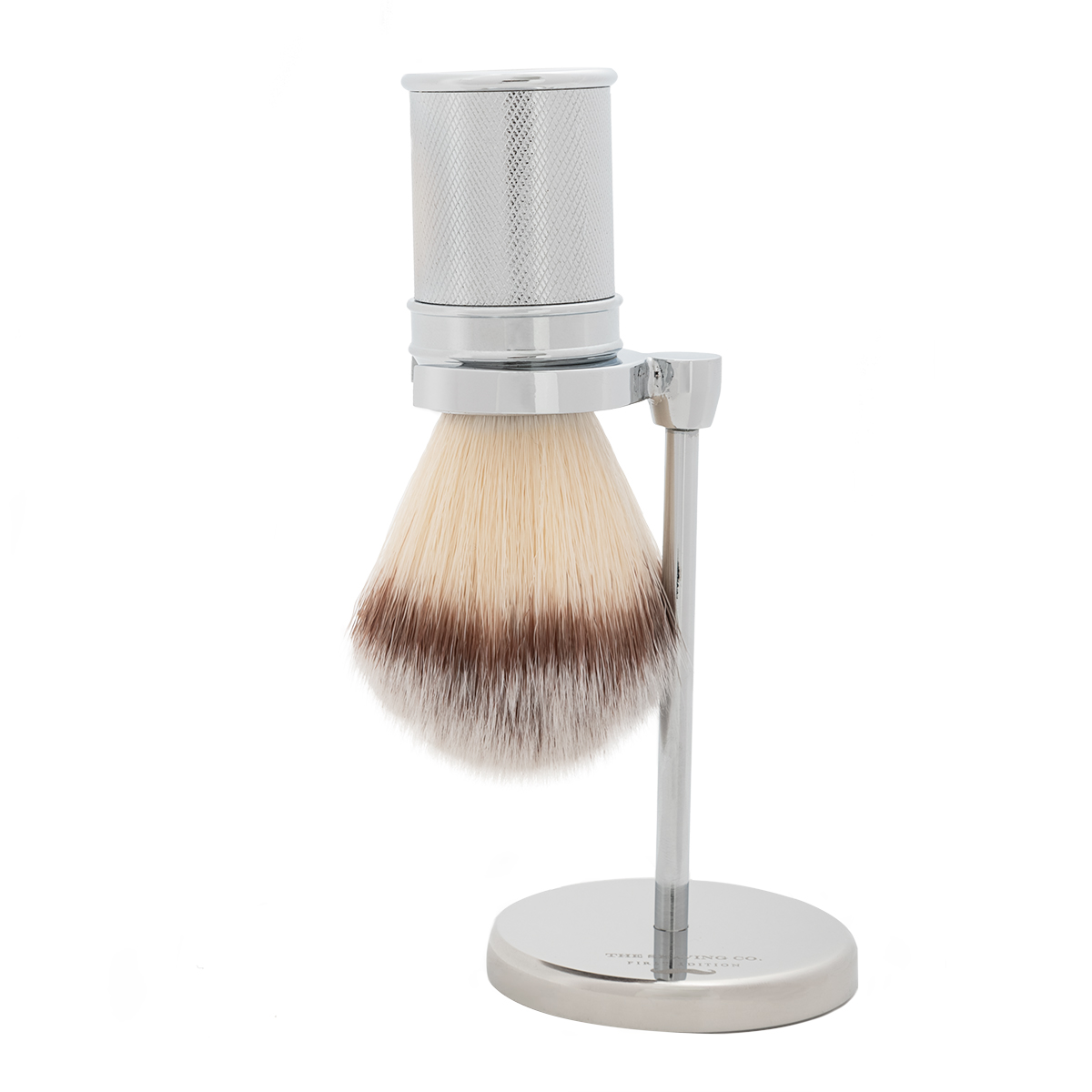 THE SHAVING CO SET BASE Y BROCHA DE ALUMINIO