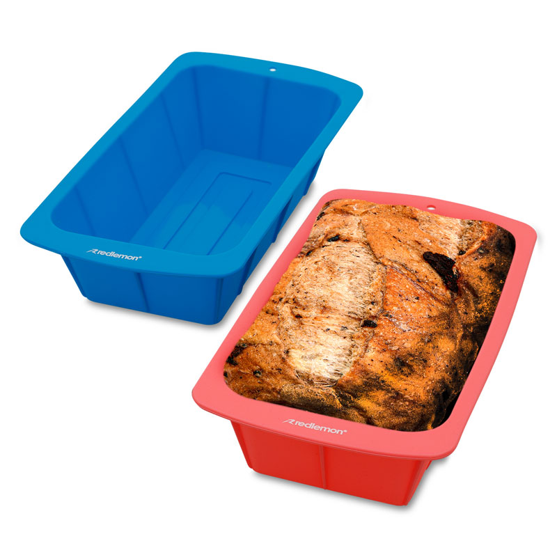 Moldes para Hornear de Silicona Antiadherente 2 Piezas Redlemon