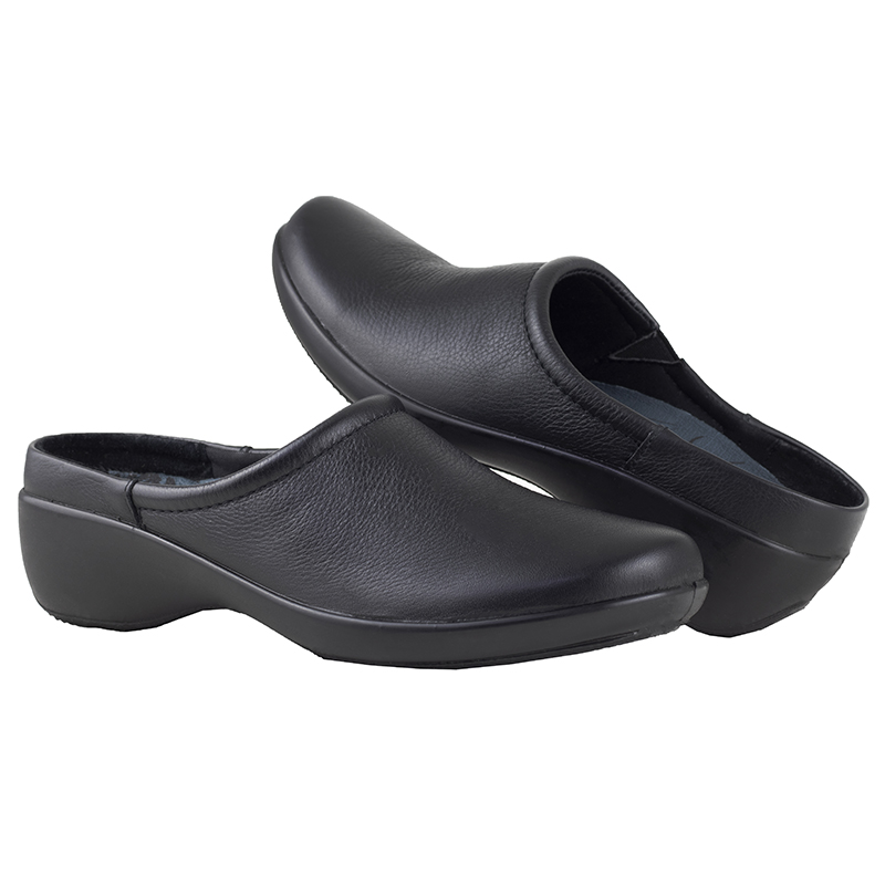 ZAPATOS PARA DAMA FLEXI ESTILO ZUECO ORIGINALES 51717 NEGRO