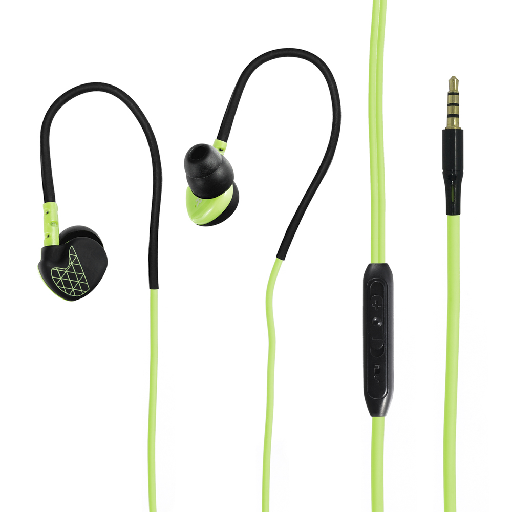 Audífonos Deportivos Steren AUD-344E Resistentes al Sudor con Manos Libres y Control de Volumen