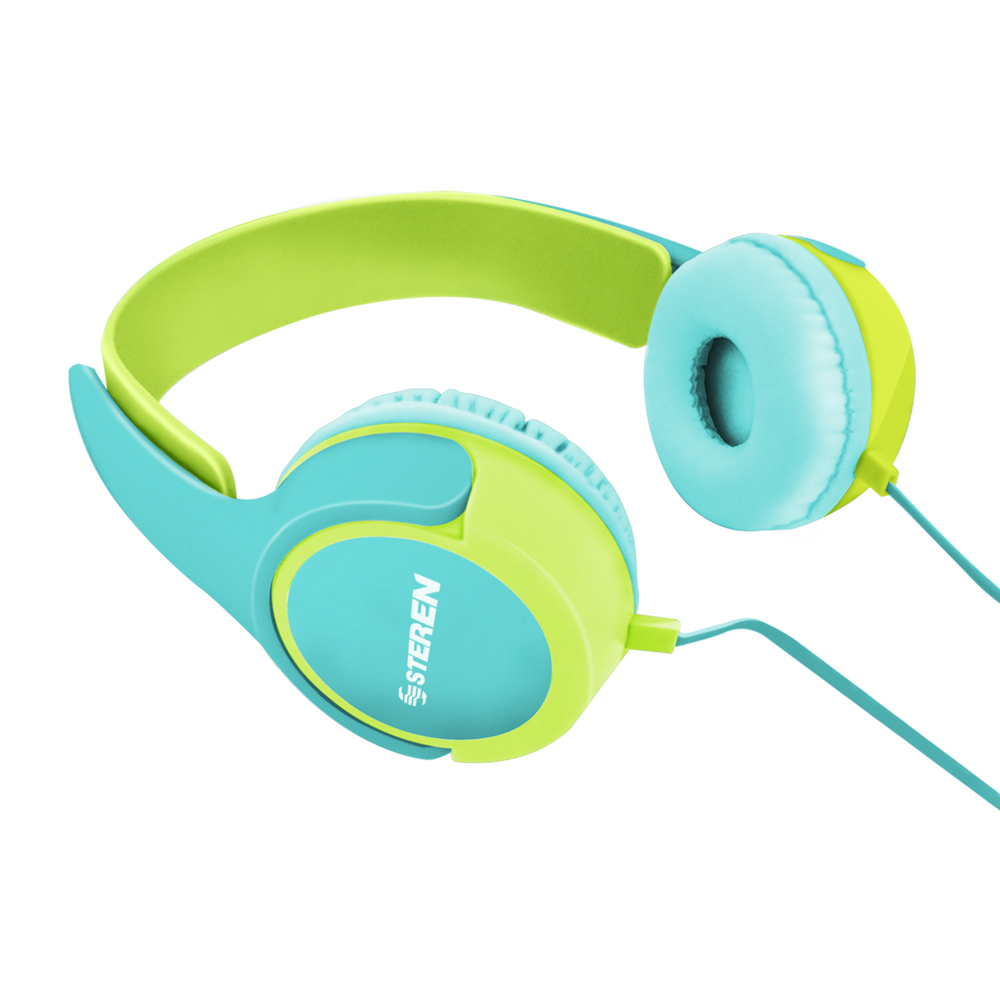 Audífono On Ear Steren con Acabos Suaves AUD-225 Cable de 1.5 mt y colores ideales para ti