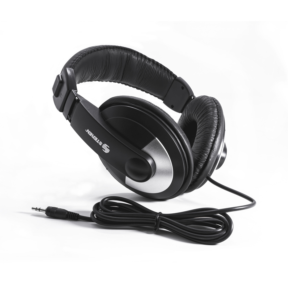 Audífonos On Ear Ajustables Steren AUD-092 Cómodos y con Almohadillas que no permiten el paso del Ruido