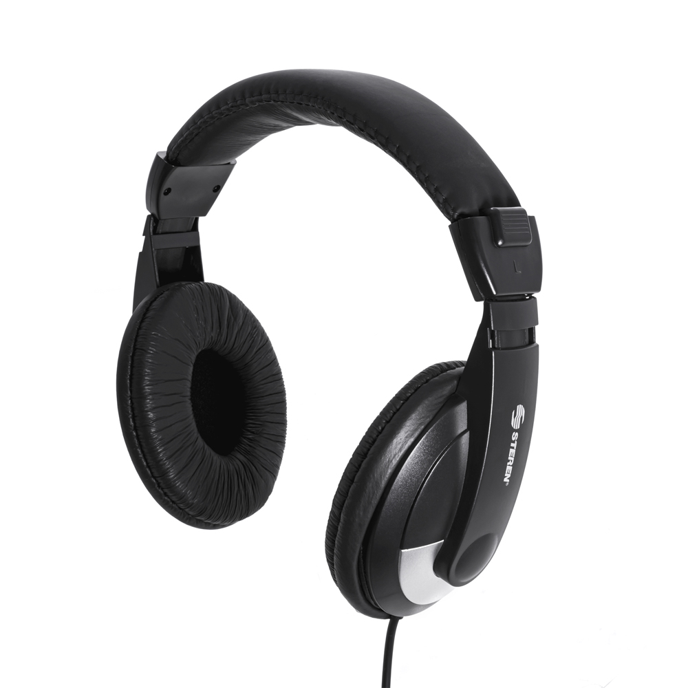Audífonos On Ear Ajustables Steren AUD-092 Cómodos y con Almohadillas que no permiten el paso del Ruido