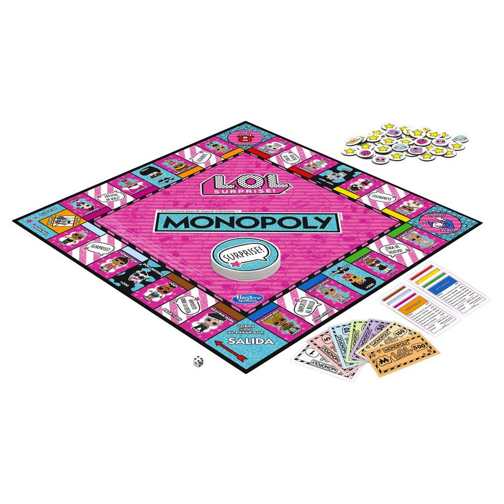 Hasbro Gaming Juego de Mesa Monopoly LOL Board Game