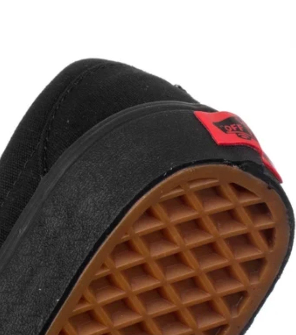 Vans Clásicos Slip On Low Negros Dama 0EYEBKA
