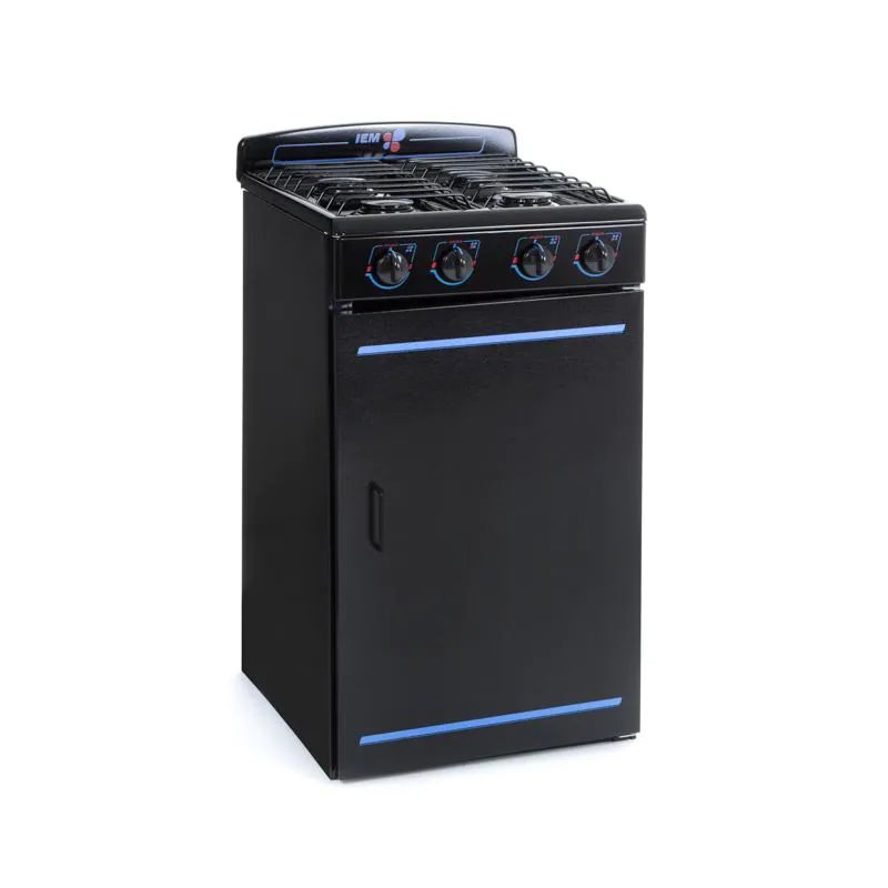 Estufa IEM de Piso 20 pulgadas con 4 Quemadores a Gas PIG5101NN0