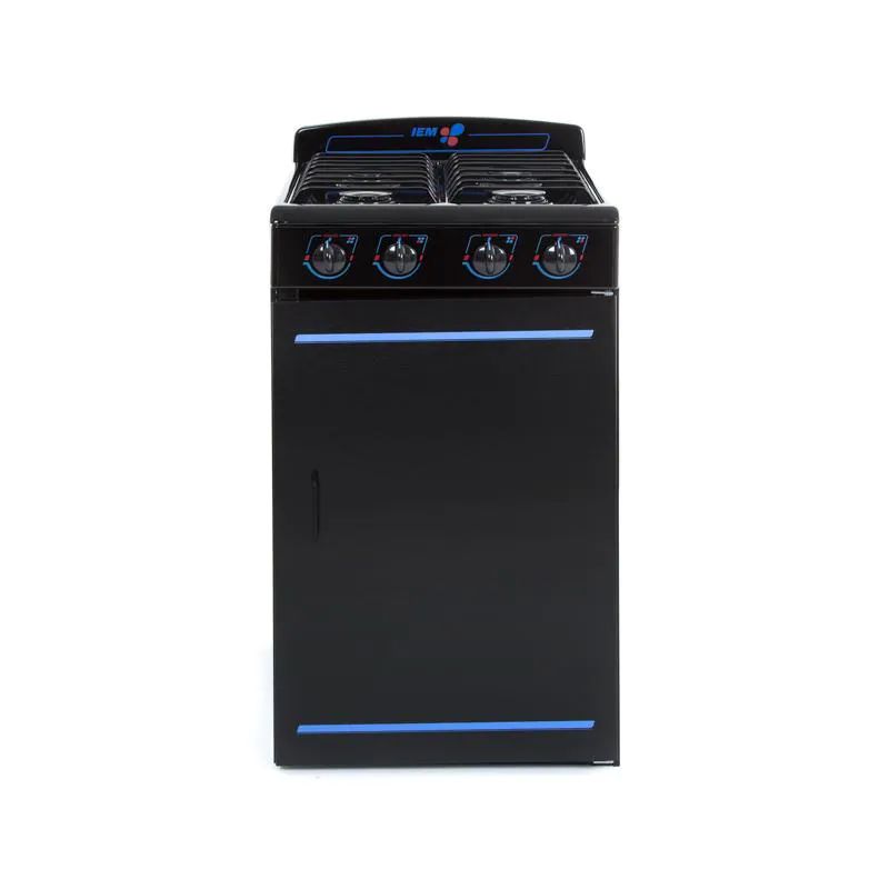 Estufa IEM de Piso 20 pulgadas con 4 Quemadores a Gas PIG5101NN0