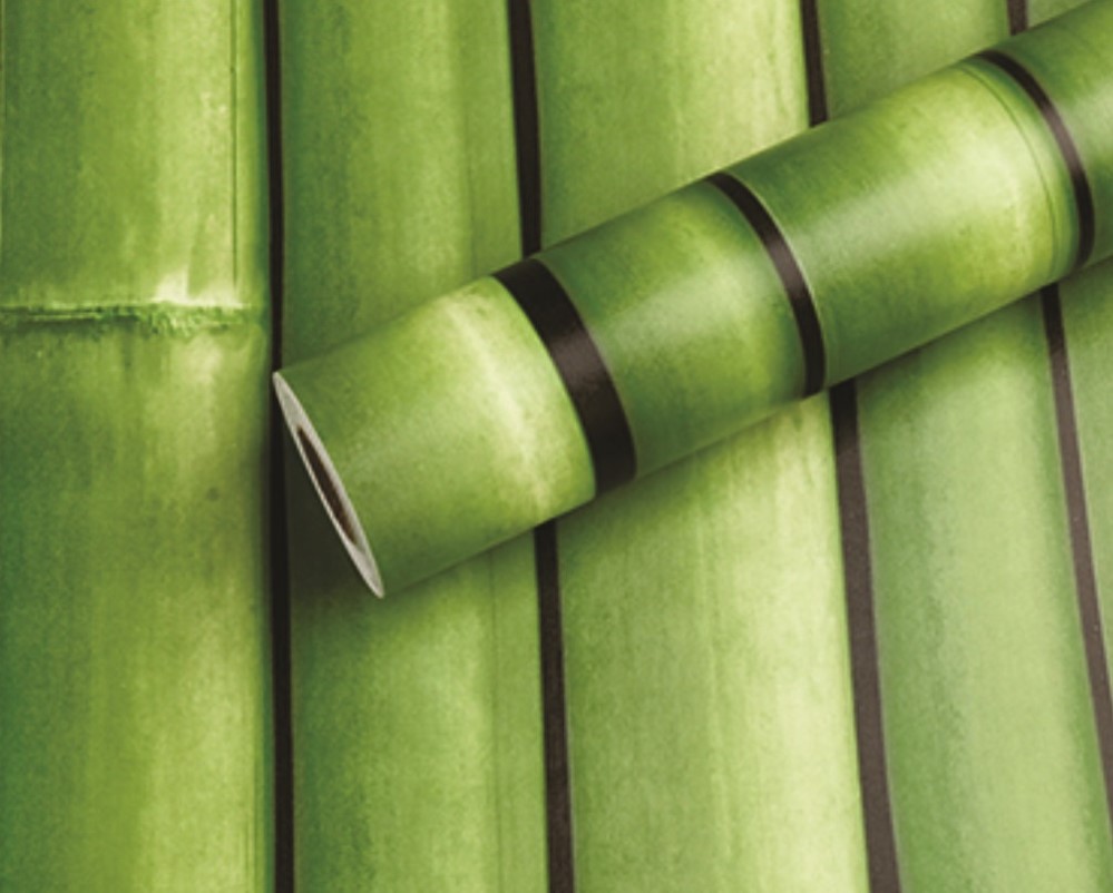 PAPEL TAPIZ ADHERIBLE BAMBU ROLLO 2m X 45cm TP51