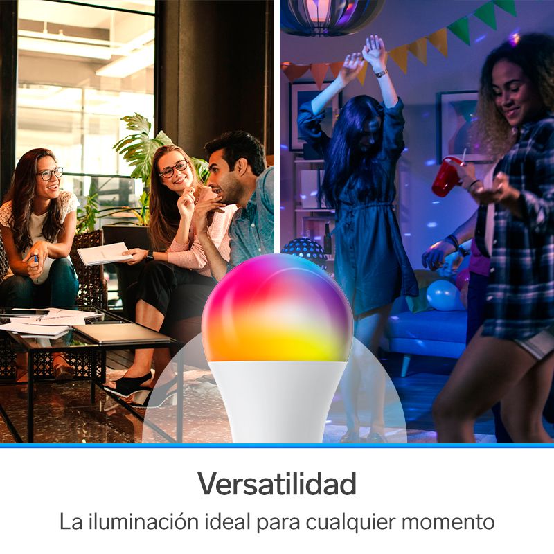 Foco Led Multicolor Wi-Fi Steren SHOME-120 se enciende vía Wi-Fi