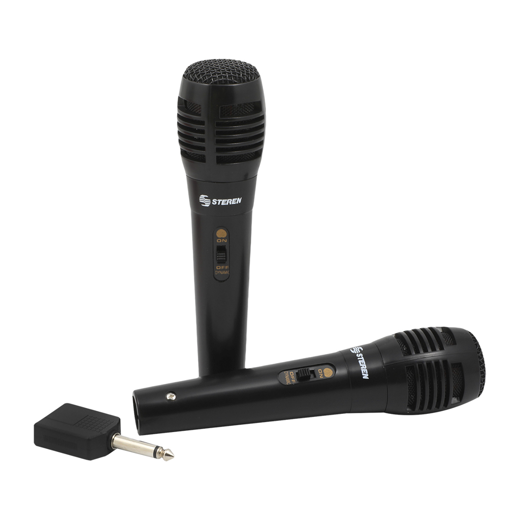 Micrófono Alámbrico Unidireccional Steren MIC-110 Hi-Fi