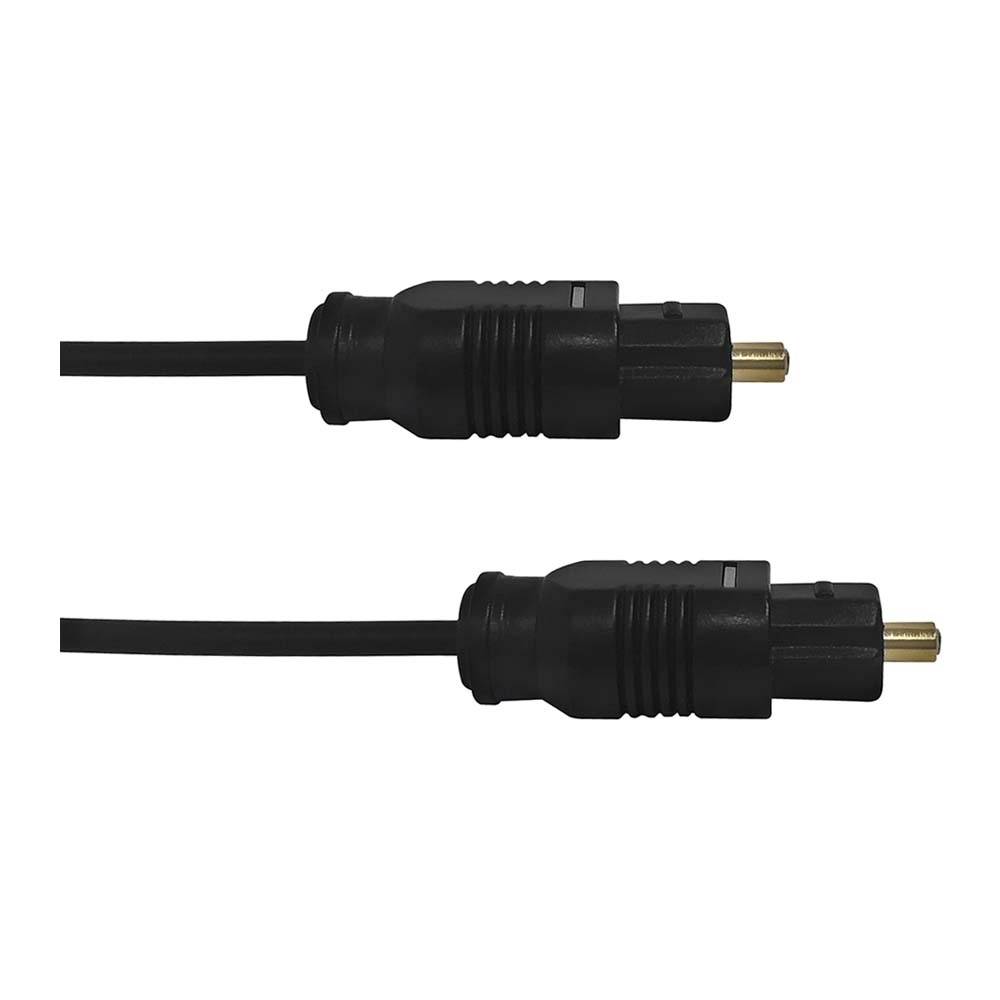 Cable de Fibra Optica Steren con 2 mt de Largo para Audio en Alta definición