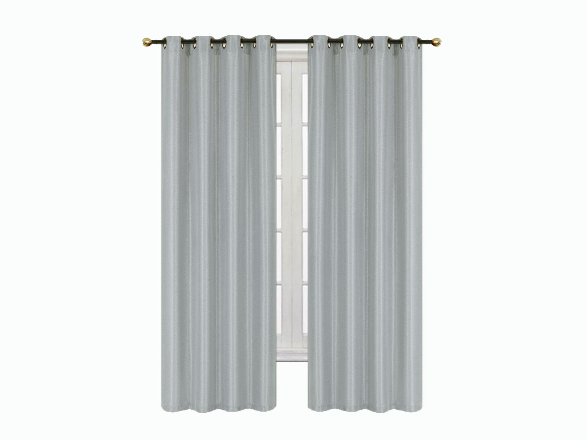 Cortina Decorativa SemiBlackout 274cm ancho x 213cm largo en 2 paneles