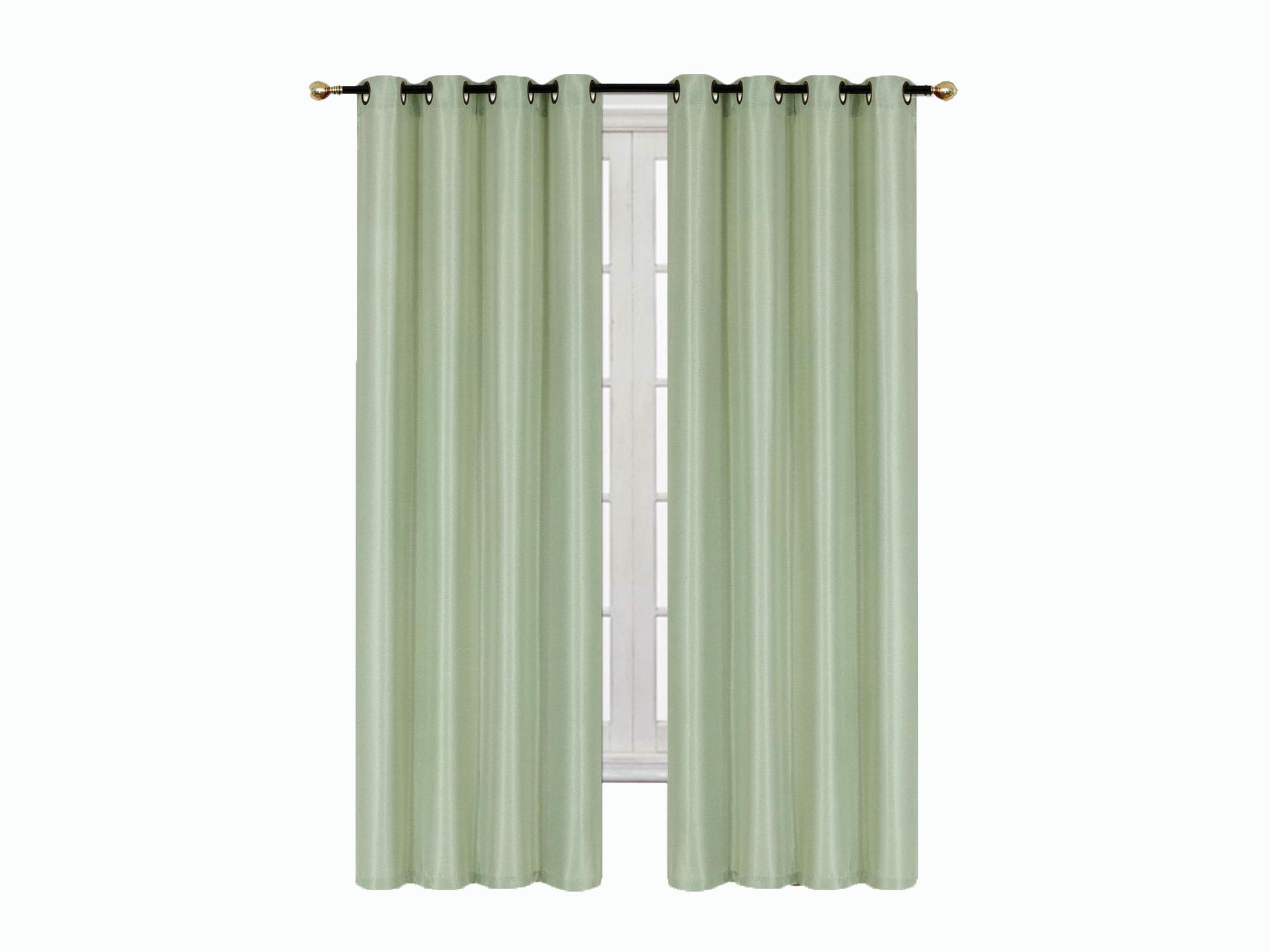 Cortina Decorativa SemiBlackout 274cm ancho x 213cm largo en 2 paneles