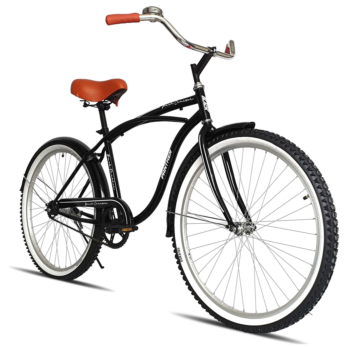 Bicicleta Black Panther Beach Cruiser Rodada 26 Negro